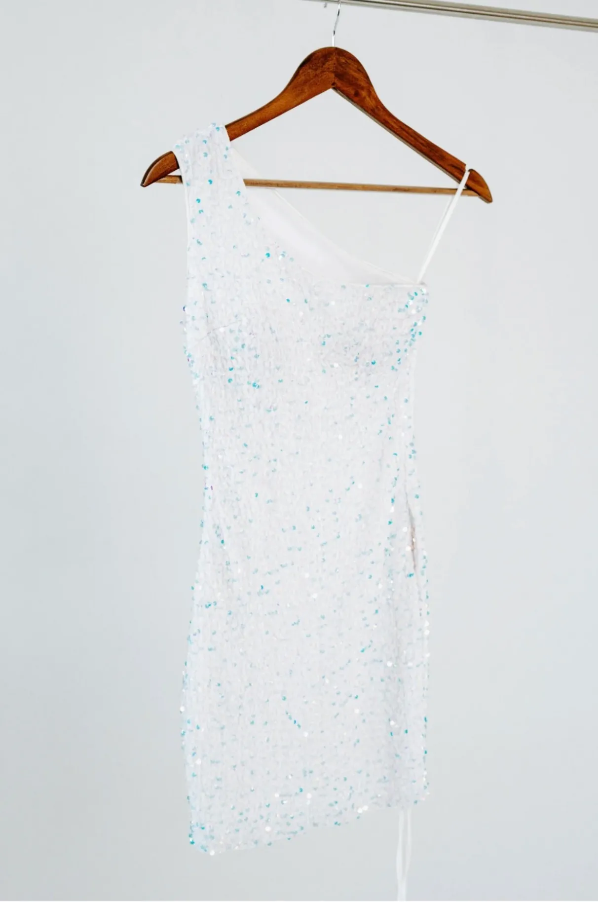 White Sequin Dress | Size XS