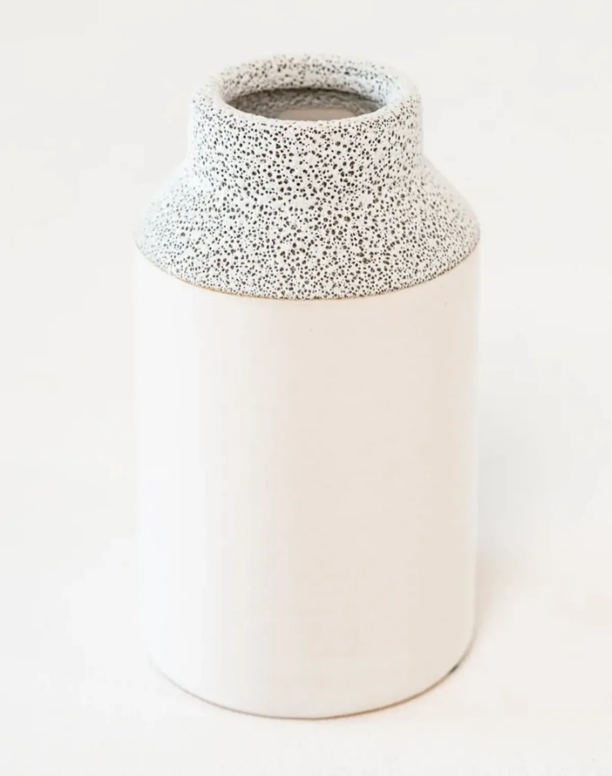 Ceramic Speckled Top Vase