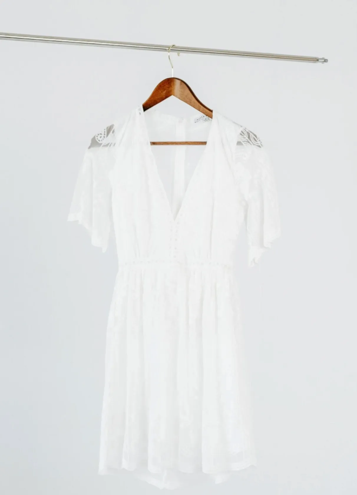 White Lace Dress | Size XS