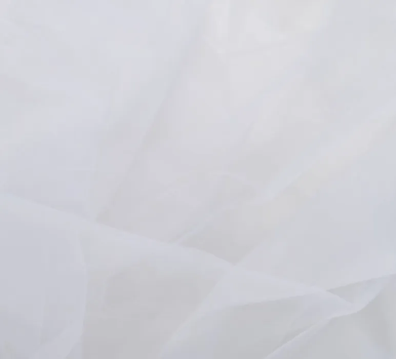 White Sheer Fabric