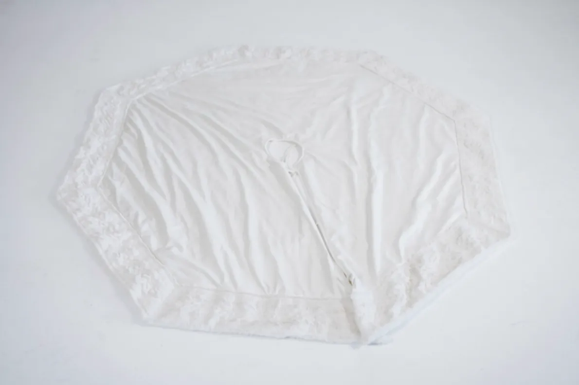 White Octagon Tree Skirt