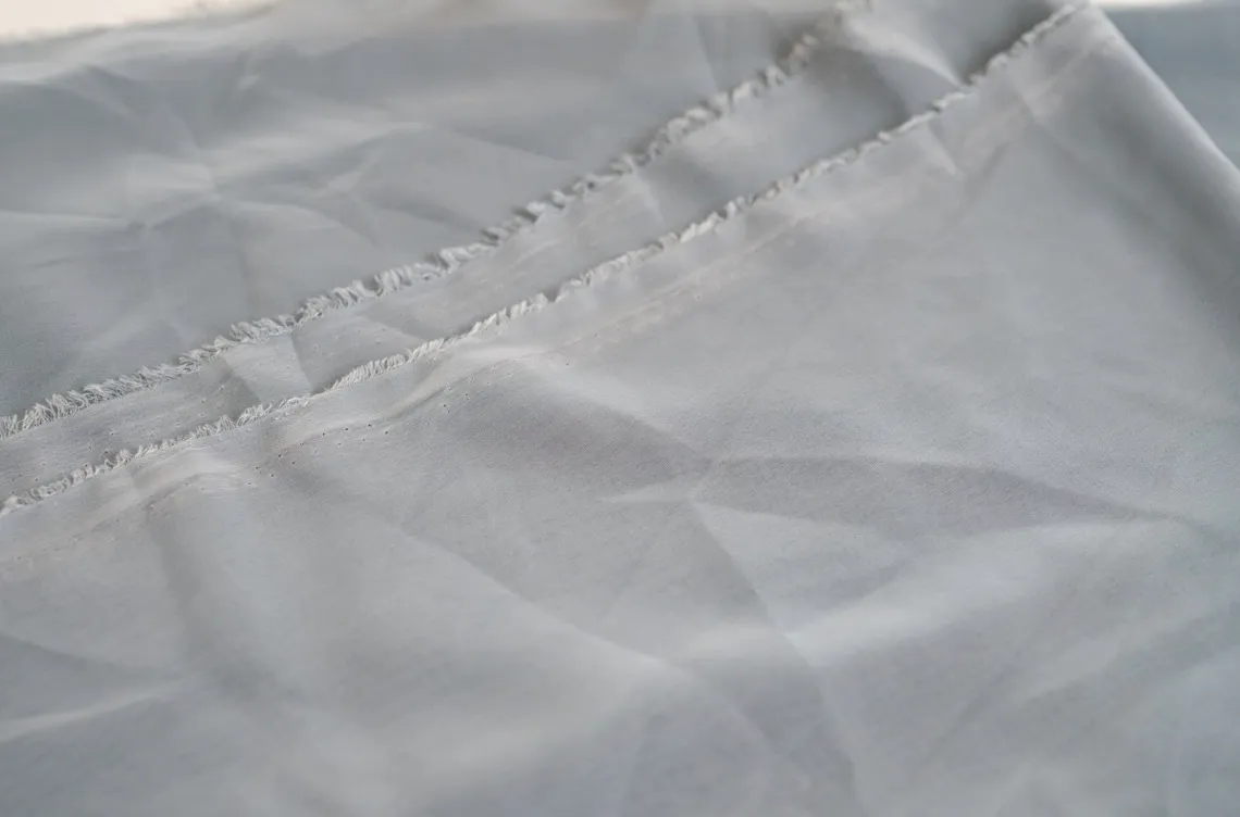 Gray Silky Fabric
