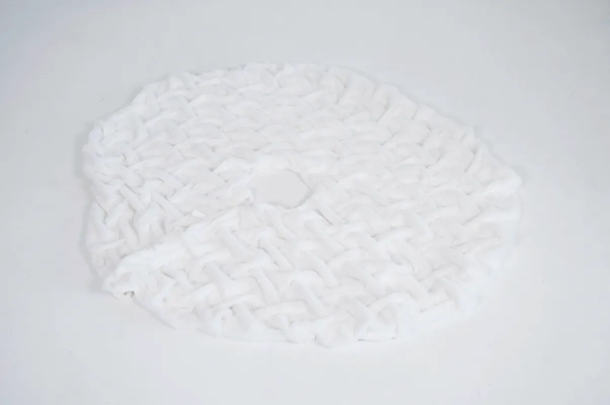 White Fabric Tree Skirt (A)