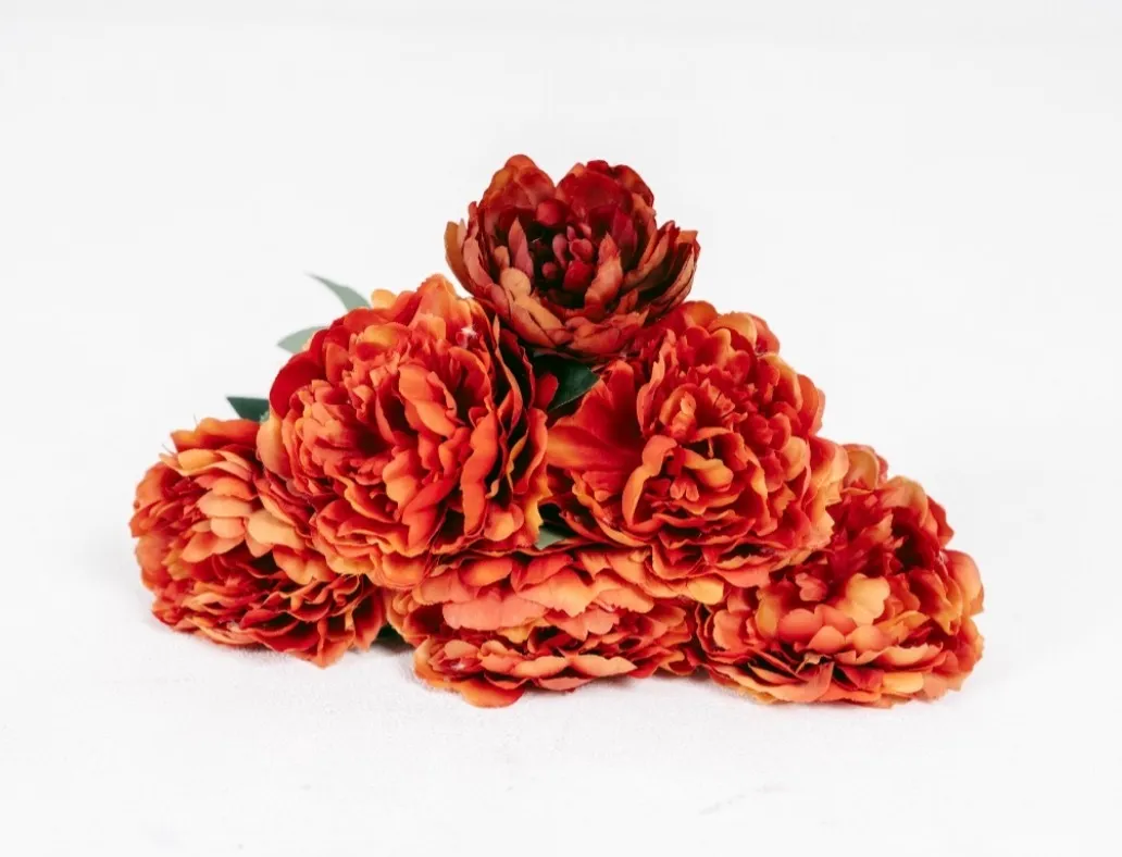 Large Orange Florals