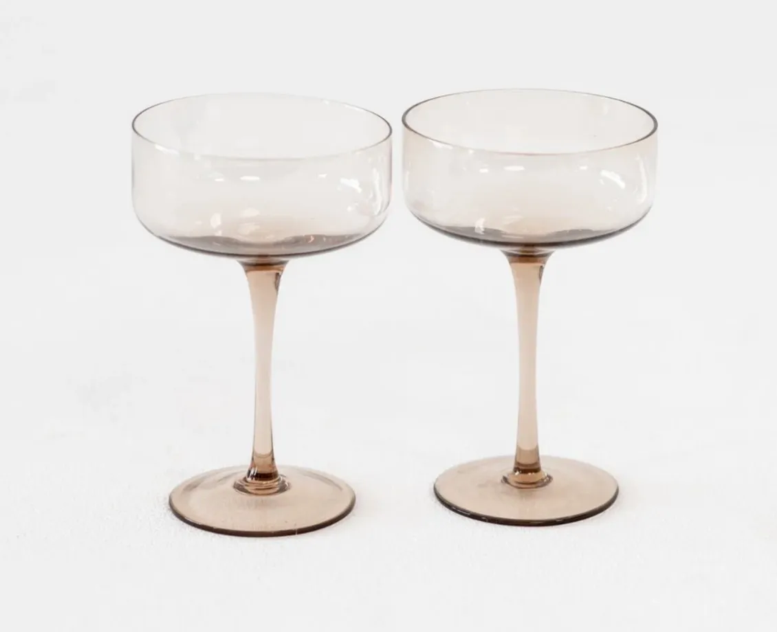 Mauve Martiny Glasses