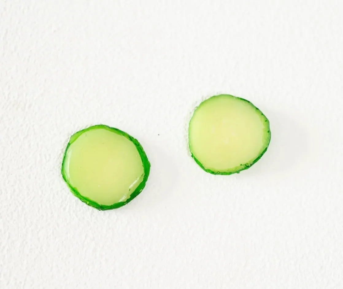 Faux Cucumber Slices