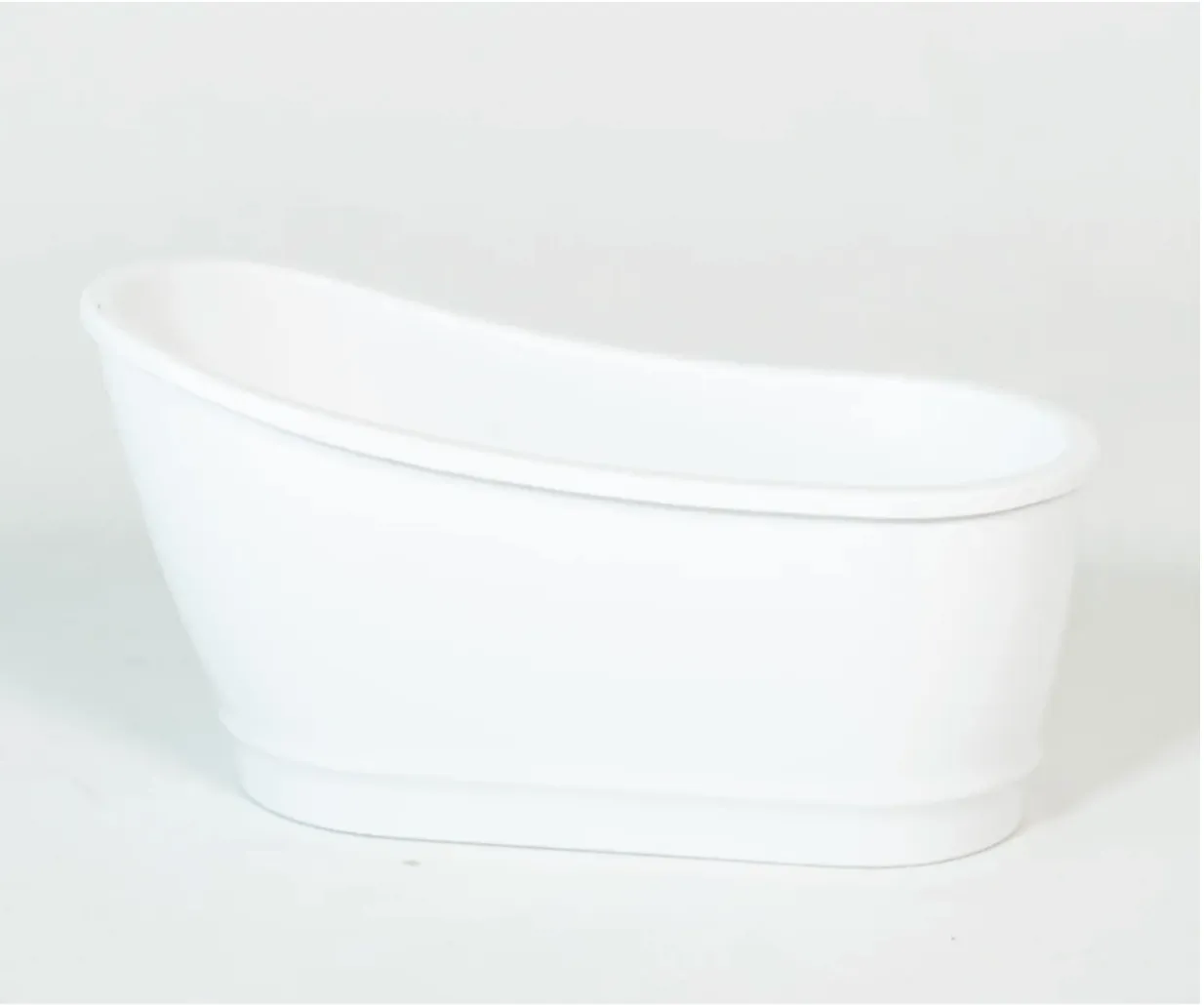 Miniature White Bath Tub