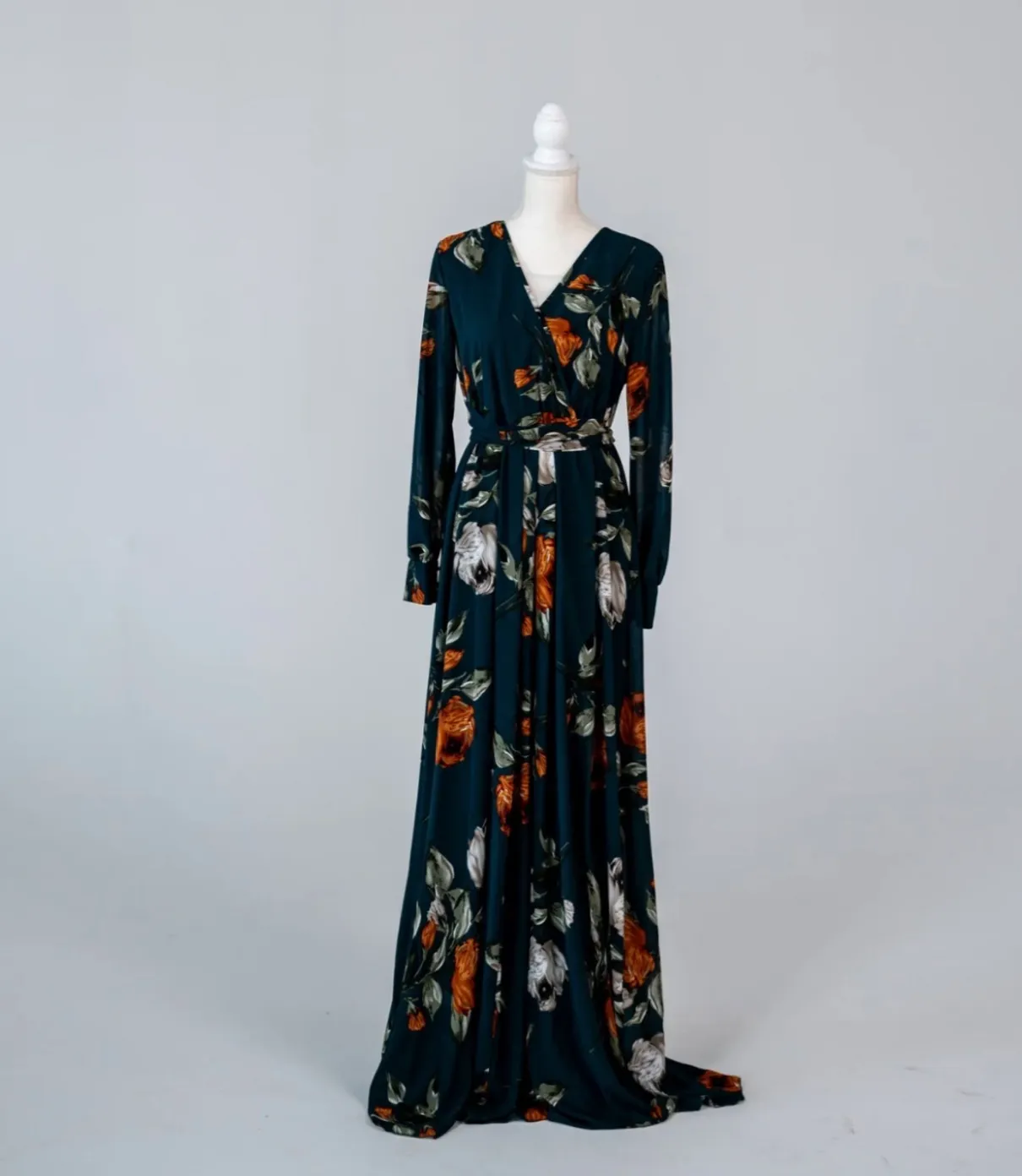 Green Floral Baltic Born Dress | Size L