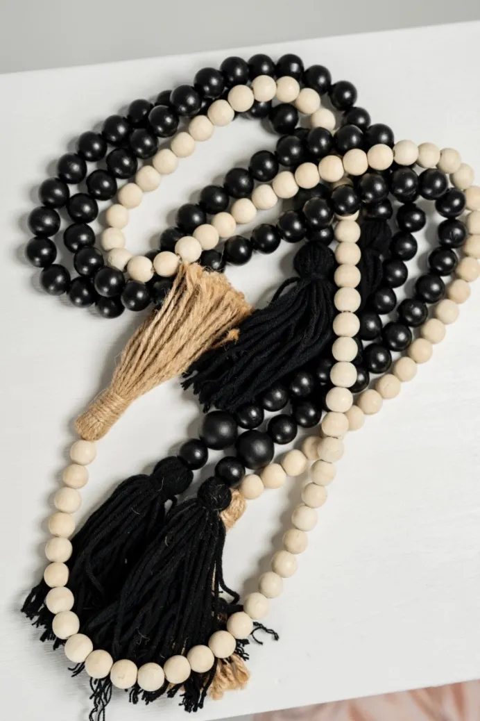 Decorative Wooden Bead Strands
