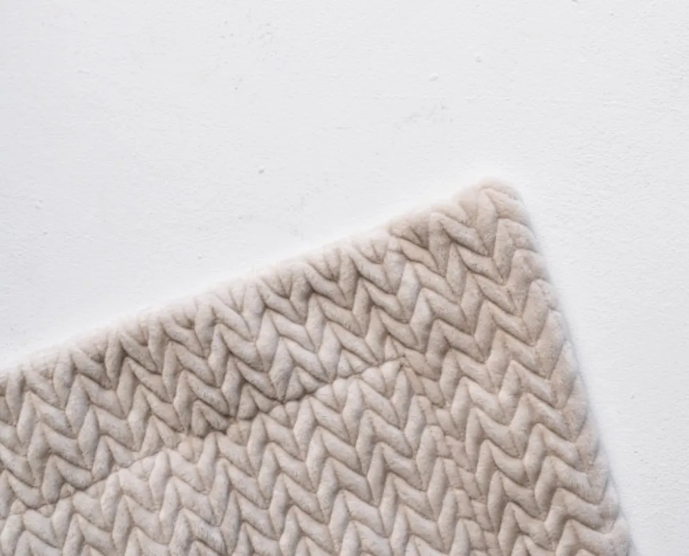 Tan Woven Like Blanket