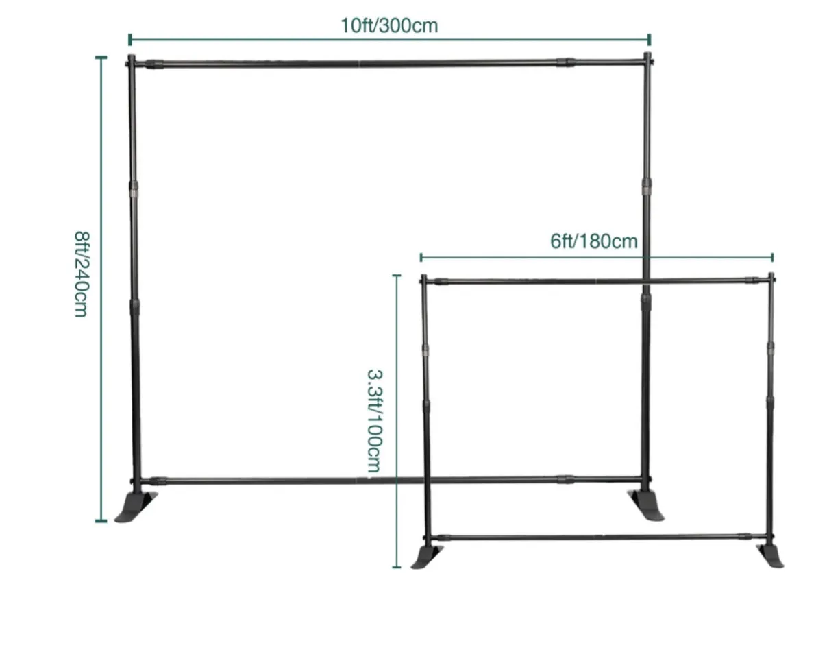 Adjustable Telescopic Frame - Black