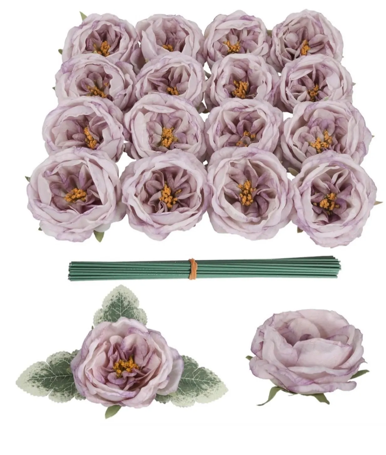 Lavender Peony Blooms