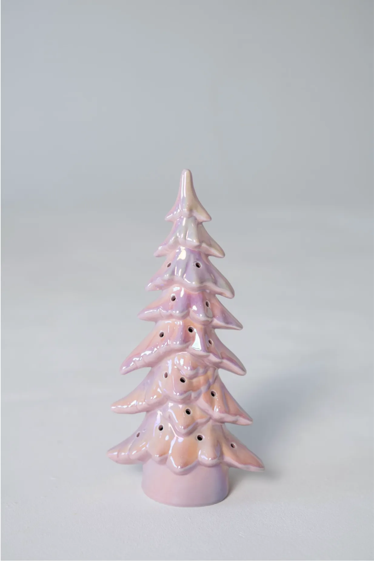 Pink Ceramic Christmas Tree