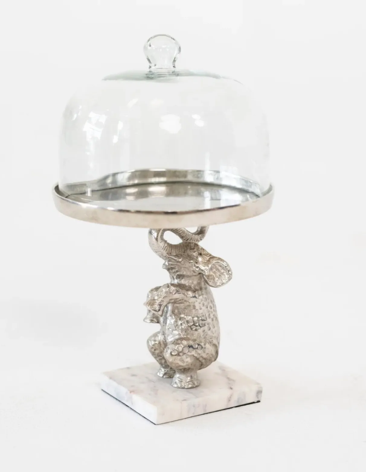 Elephant Holding A Serving Tray