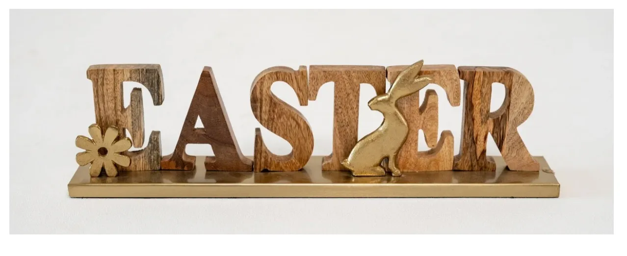 Wooden Easter Sign