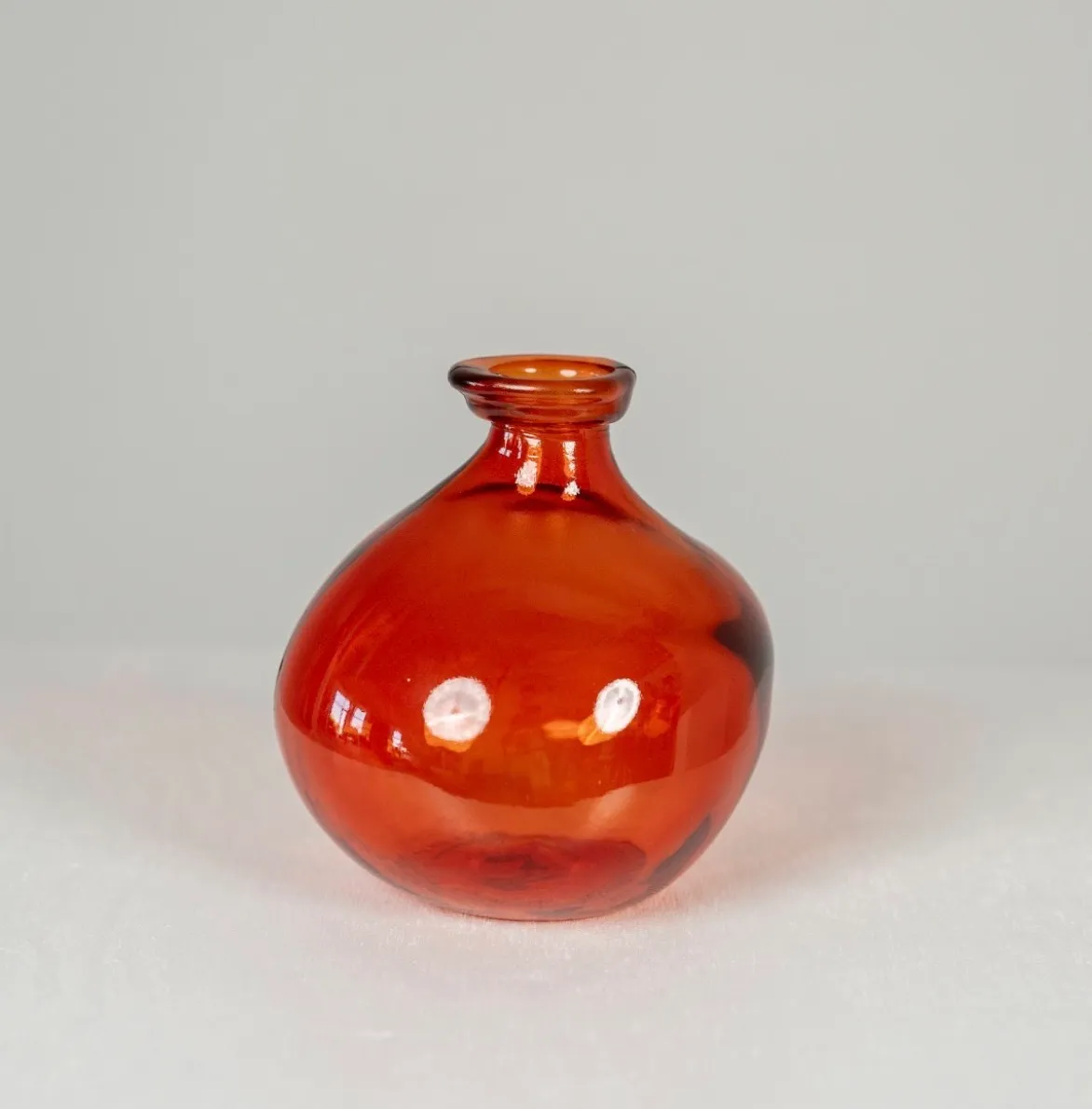 Red Bottle Vase (Medium)