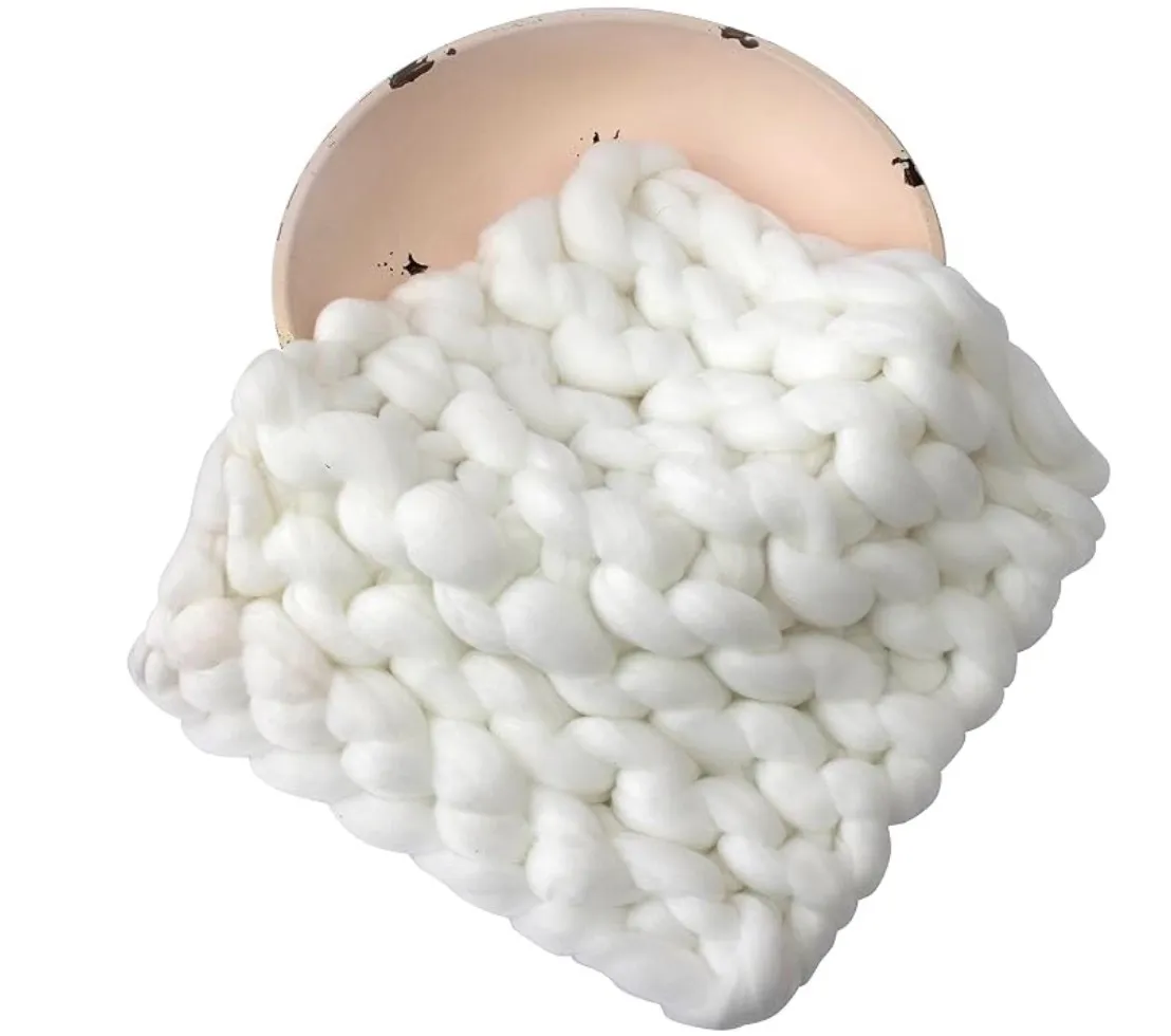 Wool Chunky Newborn Blanket