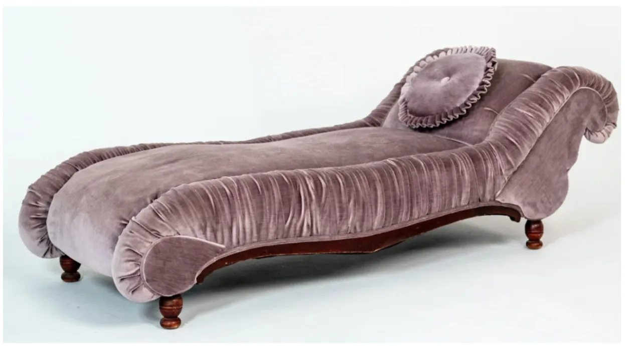 Purple Fainting Couch