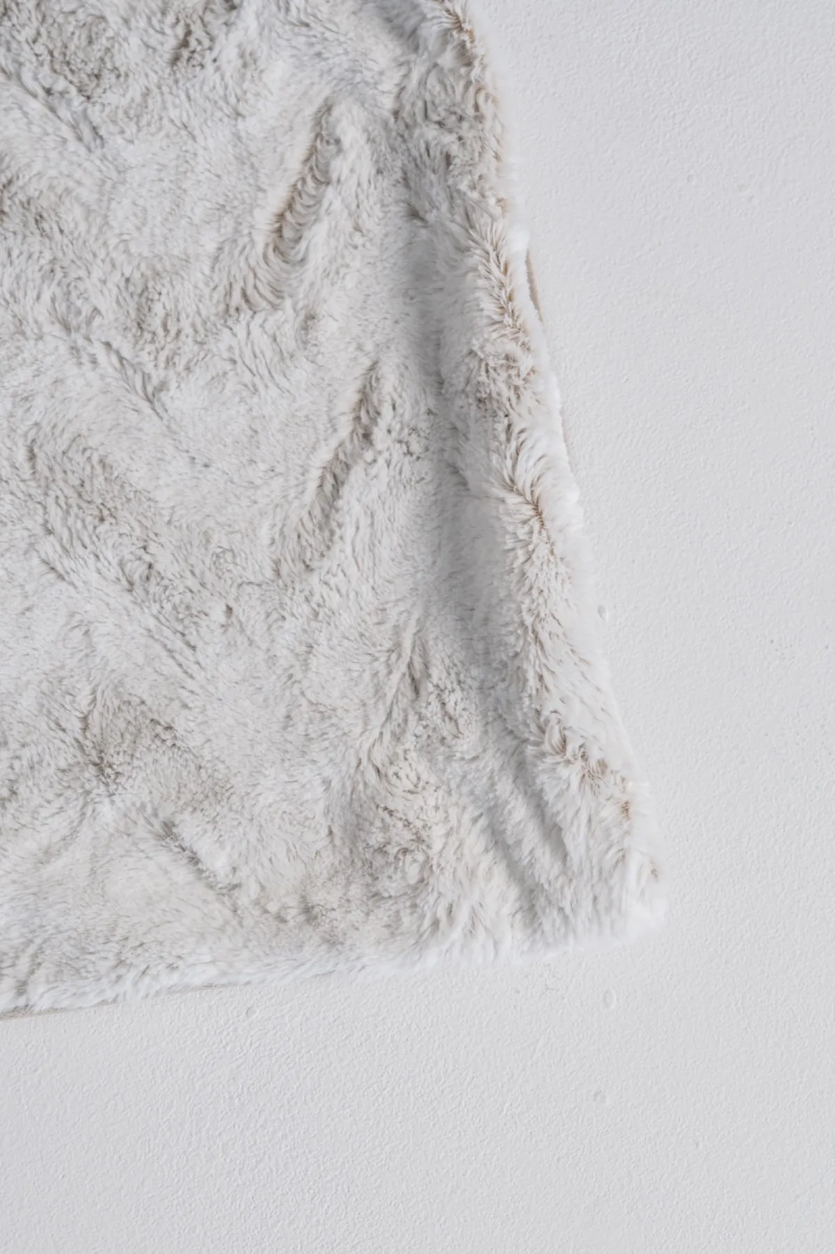 Light Grey Fuzzy Blanket
