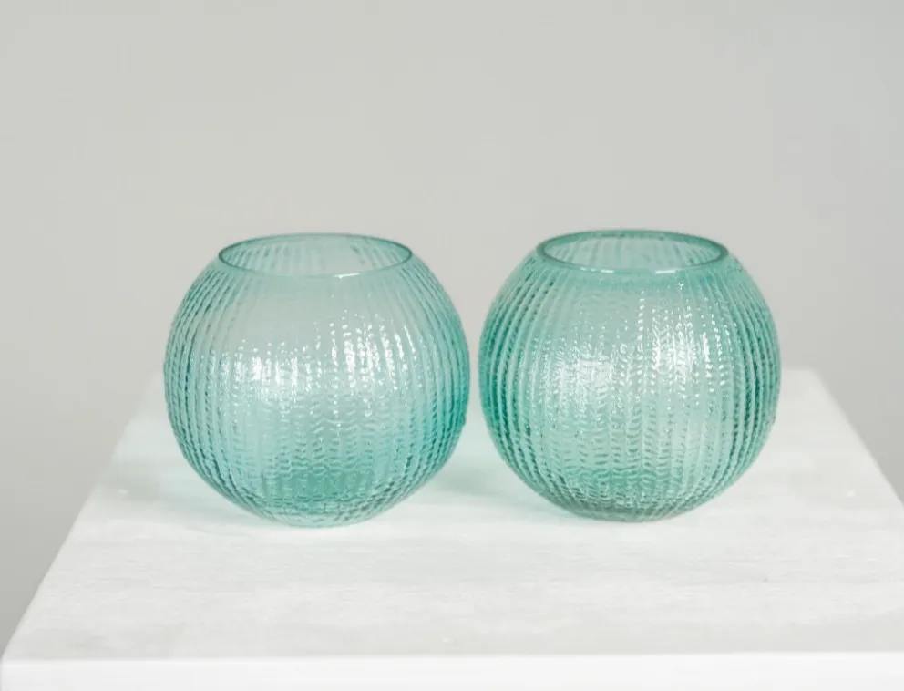 Seabreeze Green Bubble Vases