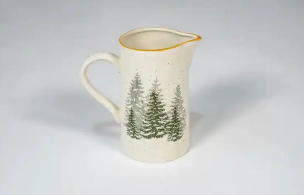 Forest Ceramic Pitcher