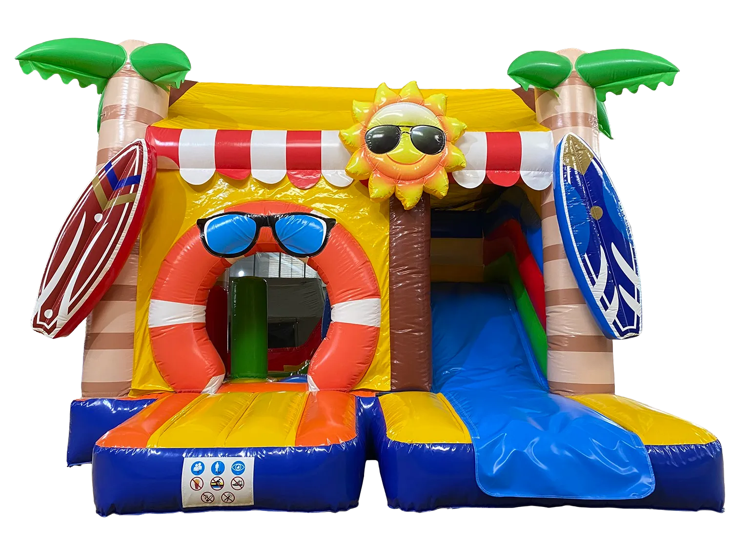 Hüpfburg 4,2x4m - Beach