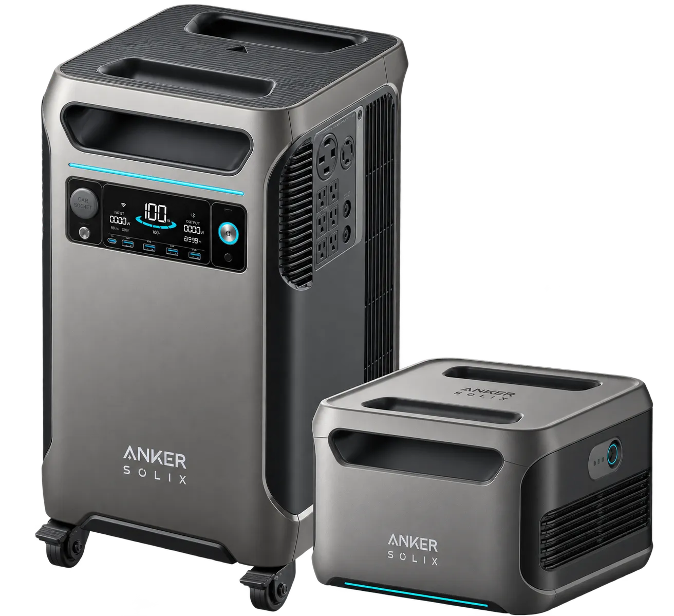 Heavy-Duty Portable Power — 7.680 kWh | Anker SOLIX F3800 + Expansion Battery