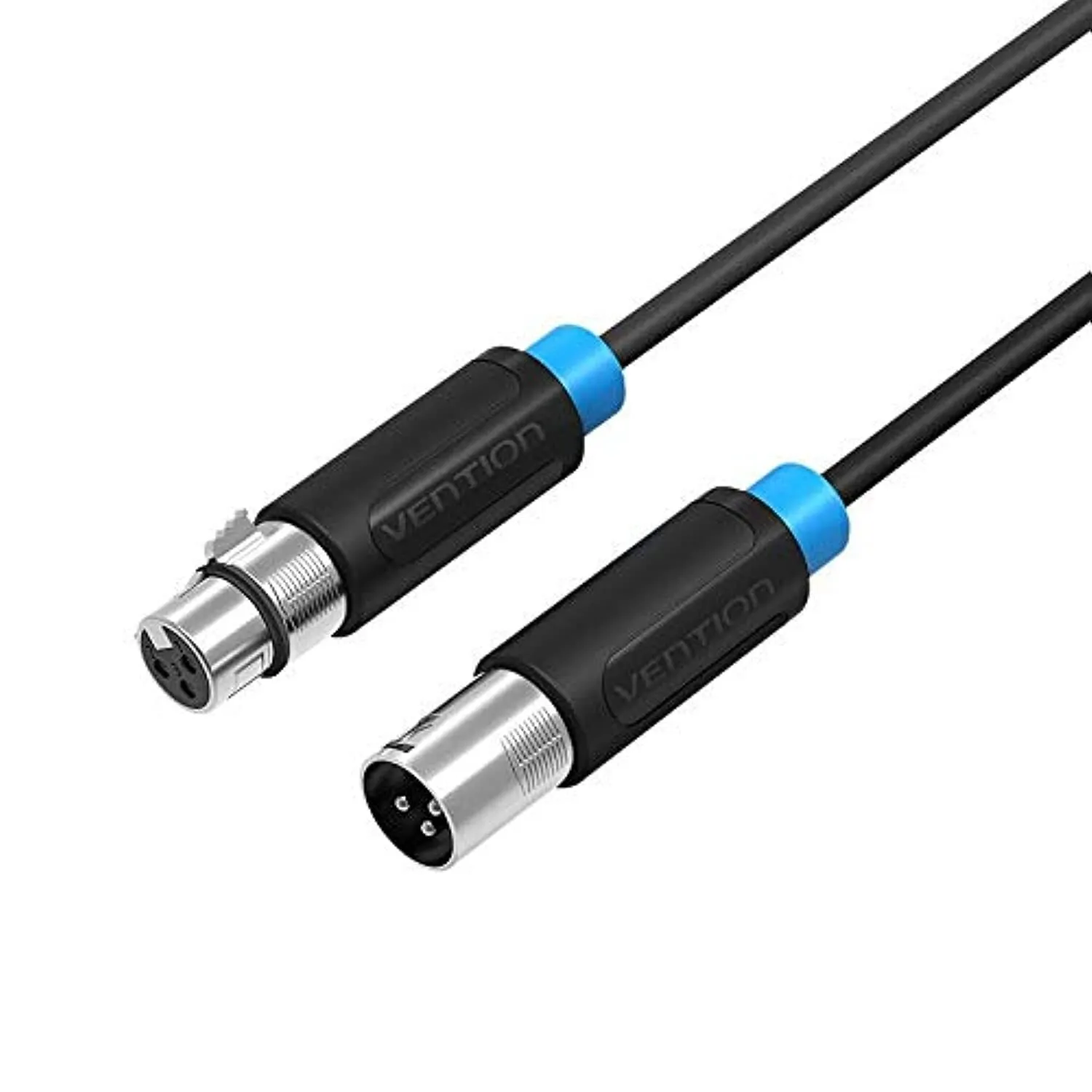 XLR Audio Cable VENTION , Tinned copper Conductor Nickel plated Interface Multiple Shield (XLR Extension, 3 Meter)