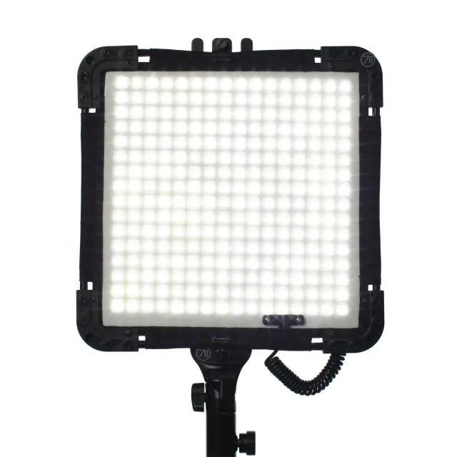 LED Light Brightcast flex panel 12x12”, with Softbox, D-Tap Cable, Power Supply