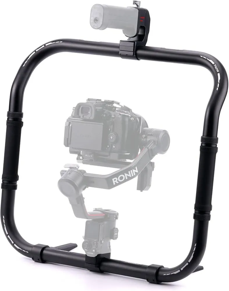 Tilta Basic Ring Grip Plus Compatible with DJI Ronin RS3 Pro/ RS4/ RS4 Pro | Improved Stability, Movement & Flexibility | Aluminum Alloy | Multiple Power Options