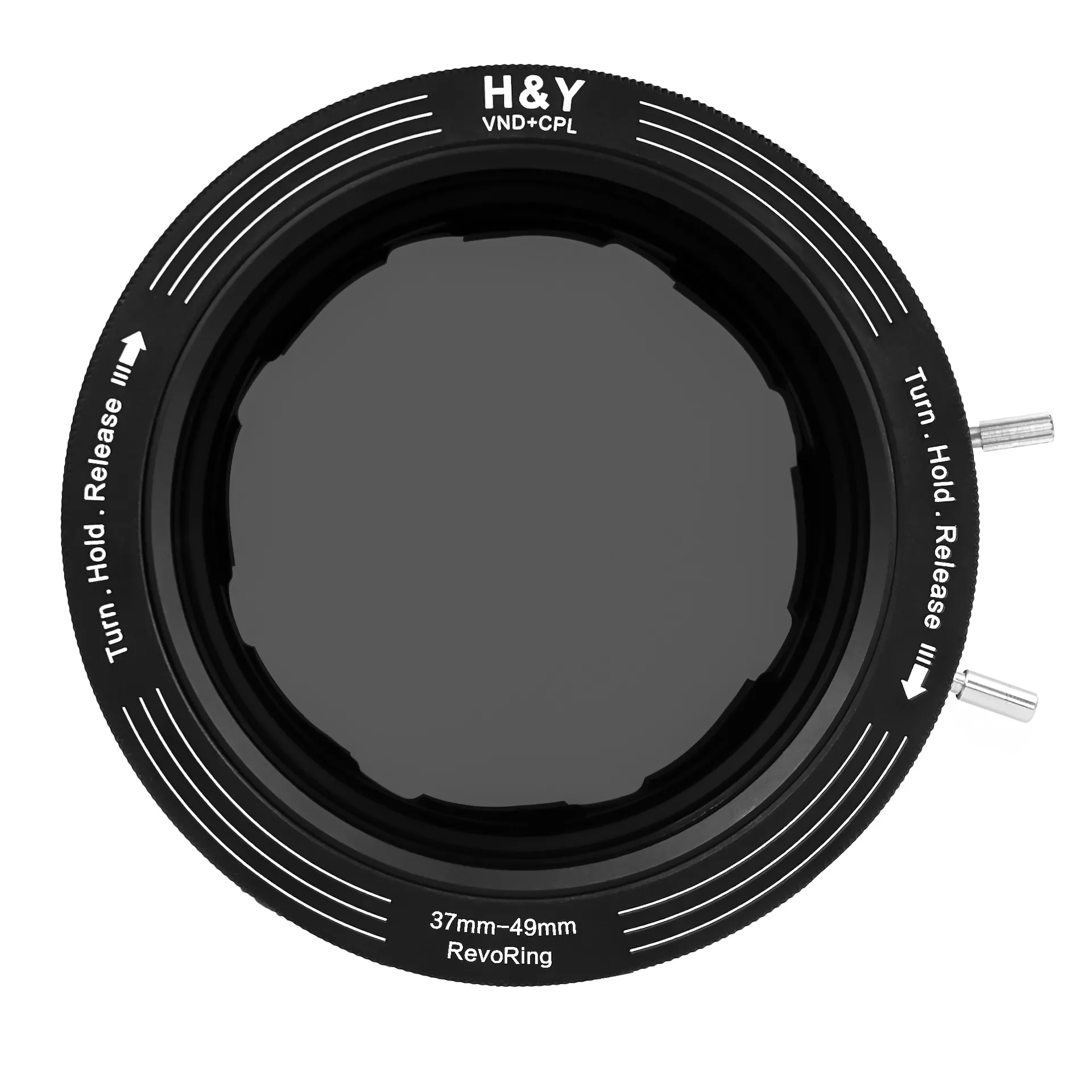 Lens Filter - H&Y REVORING with Polariser and VND Variable Step Adapter 58-77mm