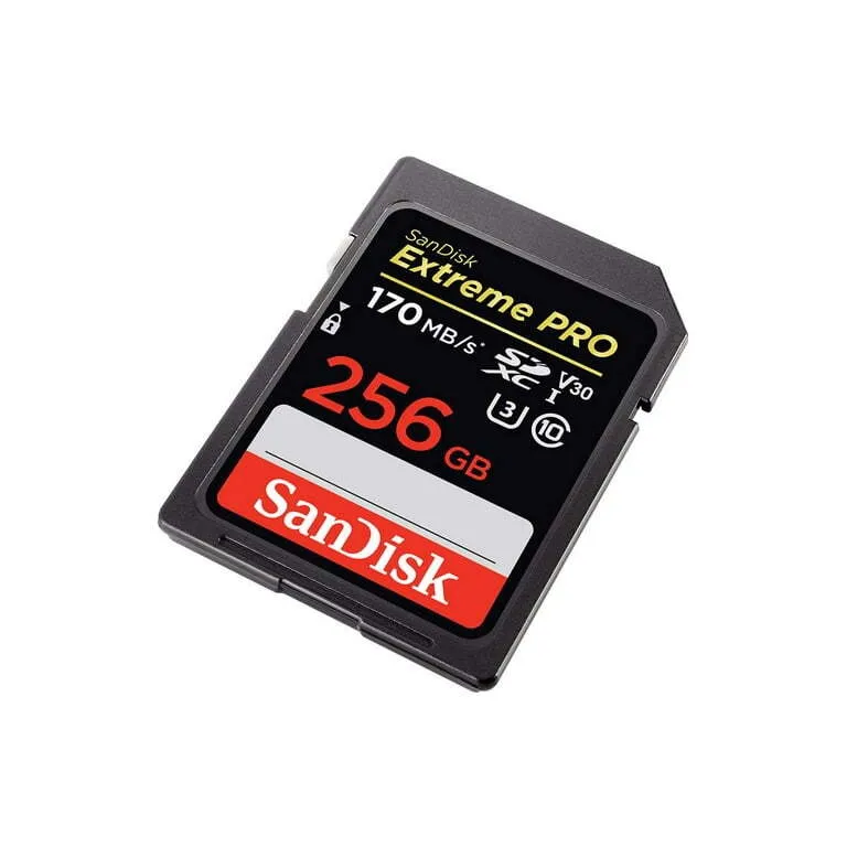 SD Card - SanDiskExtreme Pro 170 MB/s V30 256GB