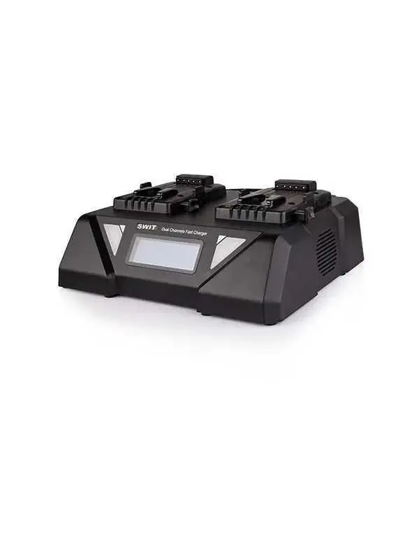 Battery V-Mount Charger - SWIT S-3812S 2-ch V-mount Fast Charger