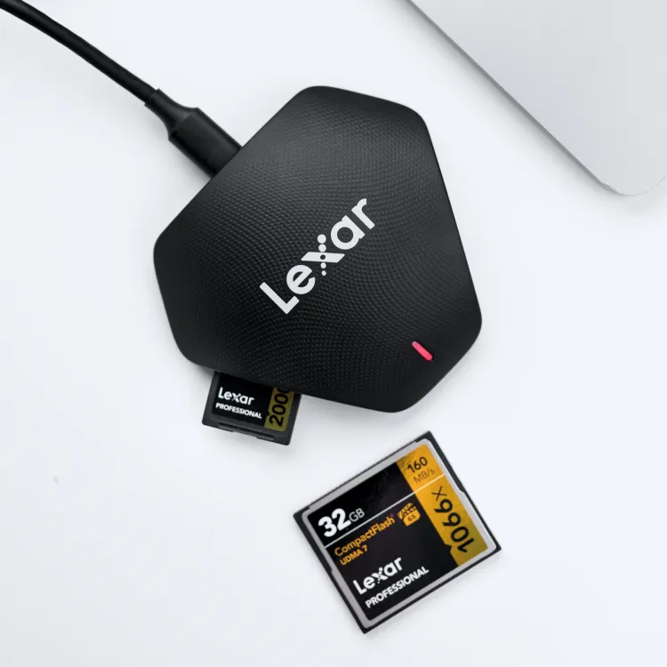 Card Reader - Lexar Professional Multi-Card 3-in-1 USB 3.1 Reader