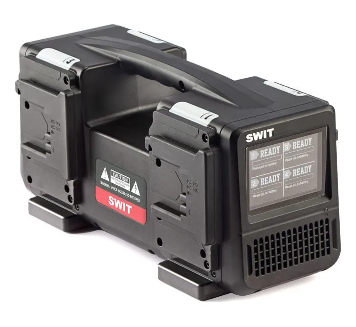 Battery V-Mount Charger - SWIT 4bay quick V-Mount Batterie Charger