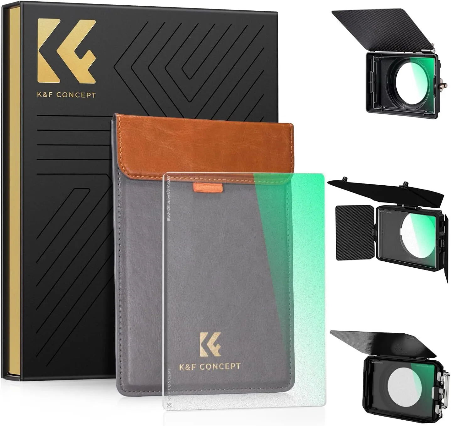 Lens Square Filter 4x5.65 - BLACK DIFFUSION 1/8 - K&F CONCEPT 