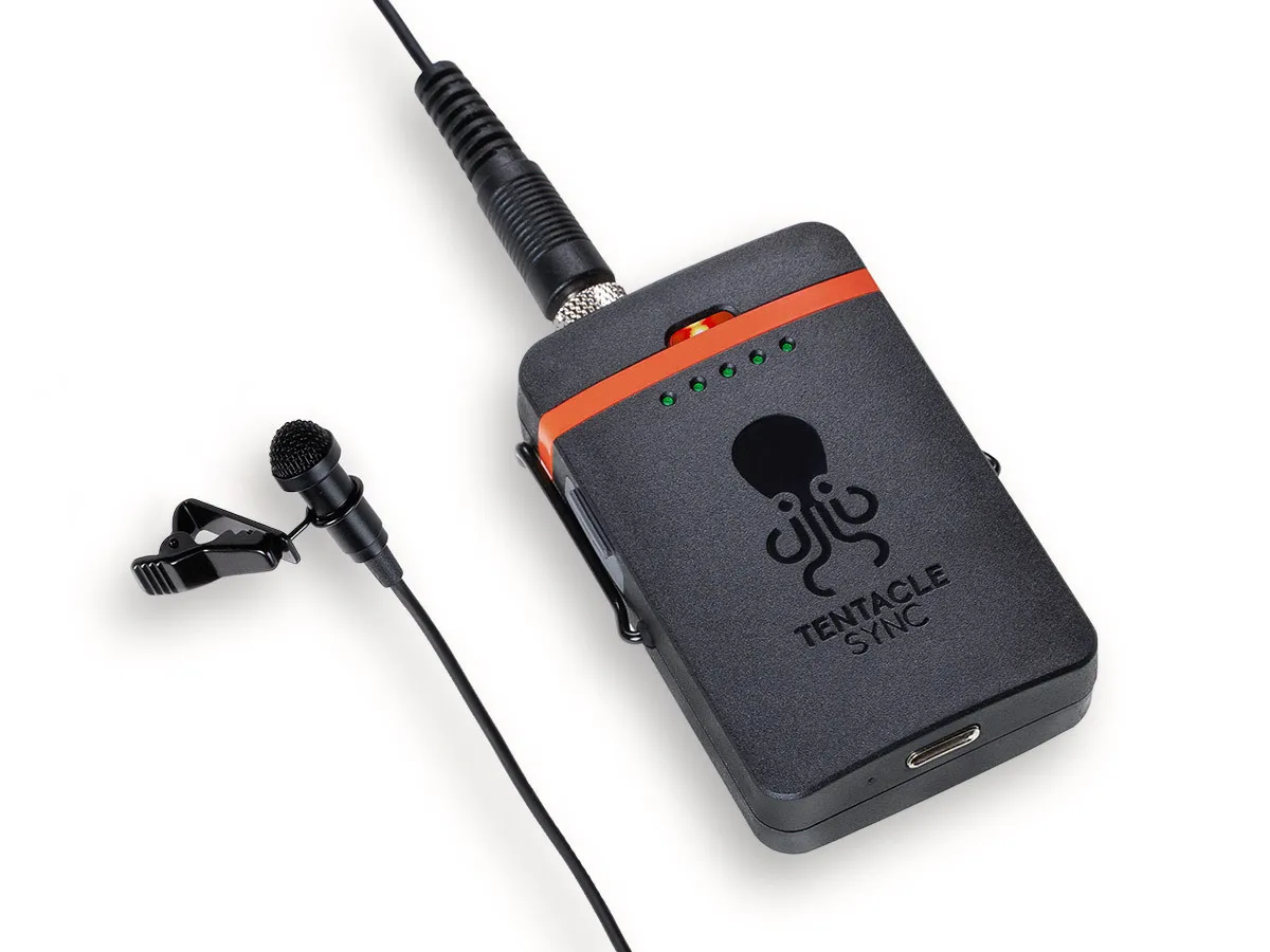 Tentacle Track E Sound Recorder Time Code Sync with mic - Body Pack