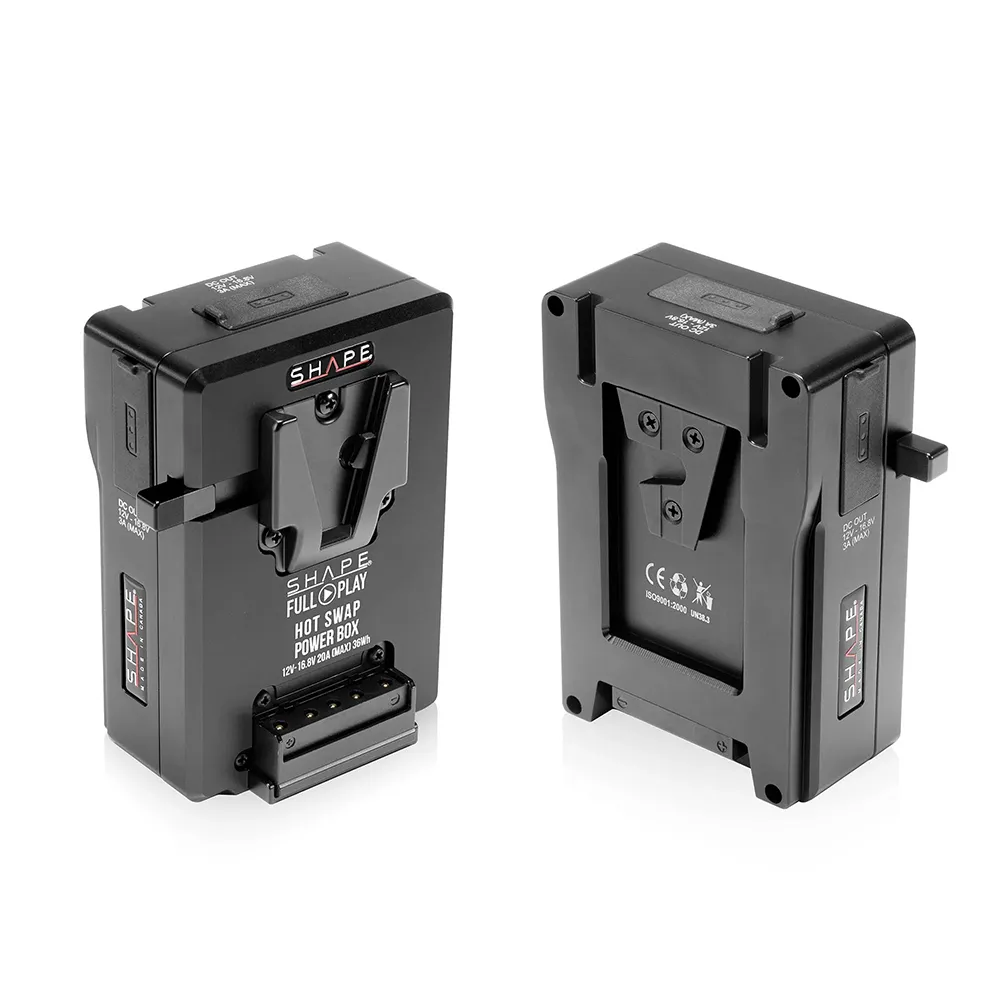 Boîtier d'alimentation Shape V-mount (Hot Swap 35 Wh)