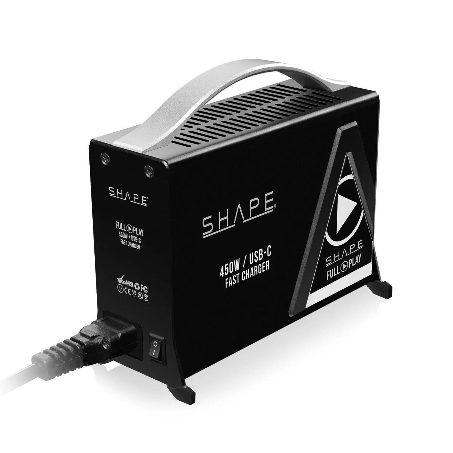 Chargeur rapide Shape 450W (6x USB-C / 4x USB-A)