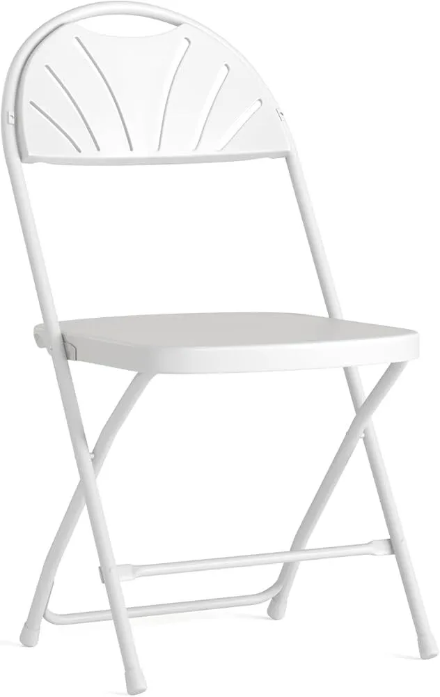 Fan Back Folding Chair (Tan)
