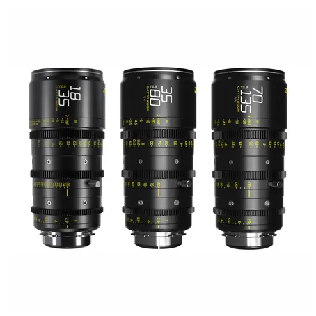 DZOFilm Catta Ace Lens set [18-35, 35-80, 70-135 T2.9] PL/EF Mount