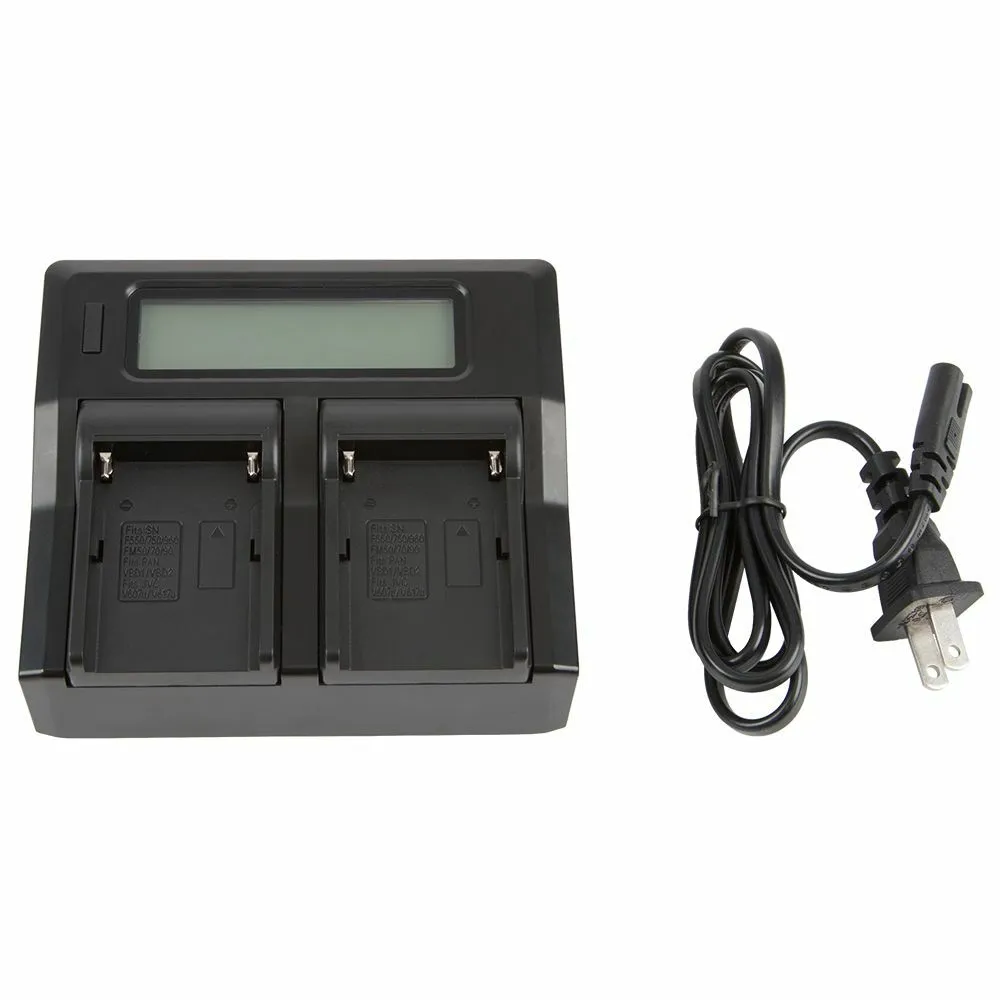 Dual NPF Batteries Charger