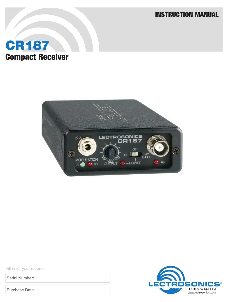 Lectrosonics R175 Receiver