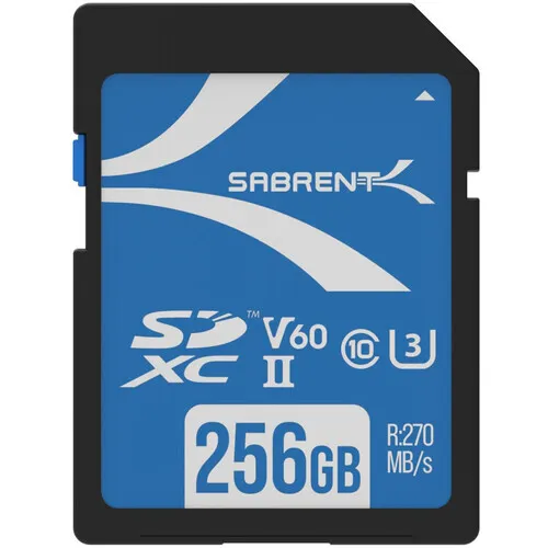 Sabrent 256GB V60 SD card- #602 