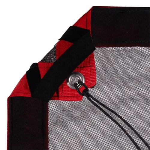 Matthews Butterfly/Overhead Fabric - 8x8' - Black Double - Double Net