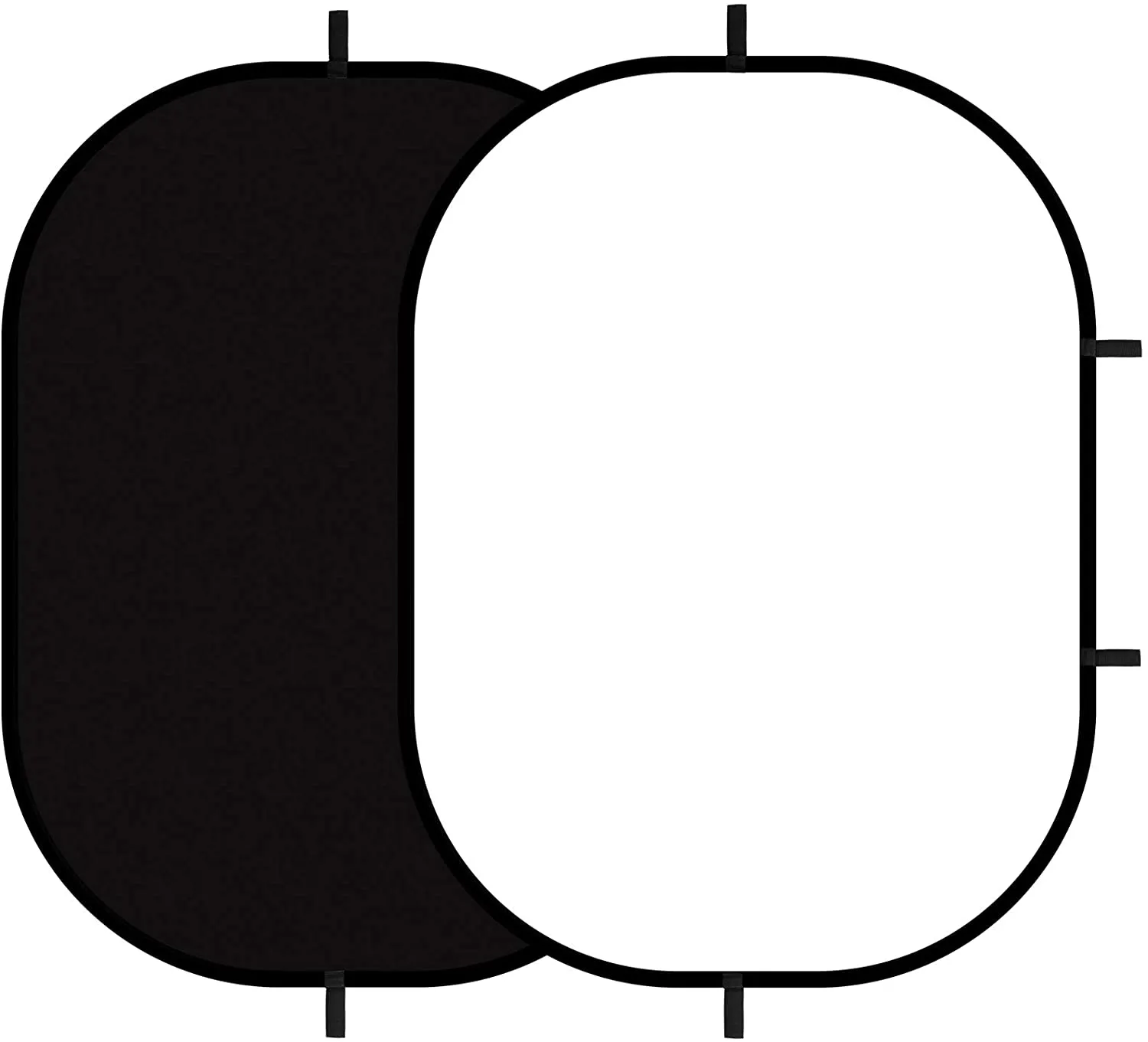 folding black and white back