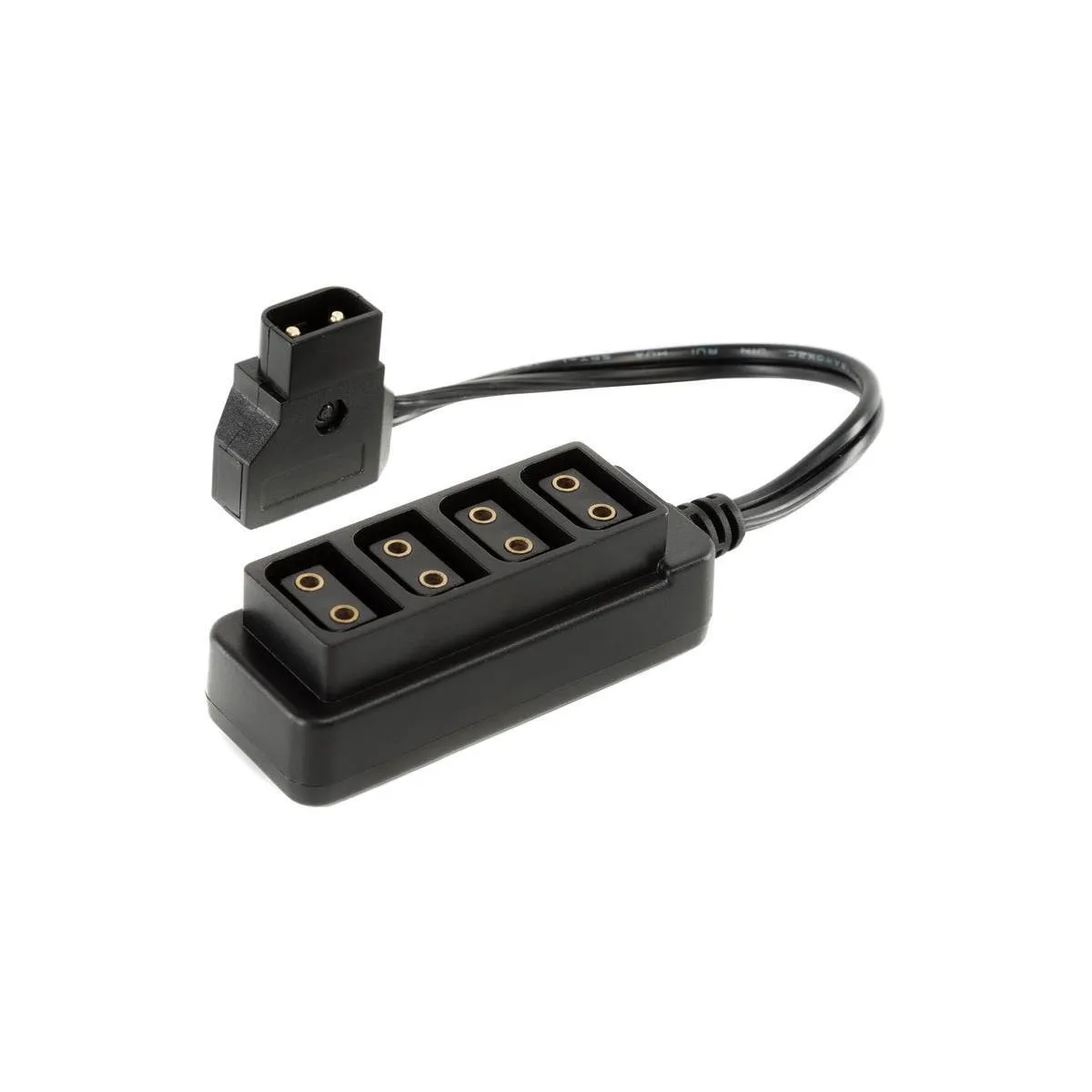 D-Tap Male to 4x D-Tap Female Splitter Cable