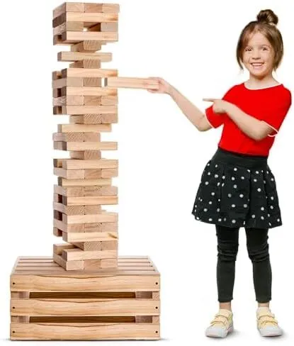 Jumbo Jenga Yard Game