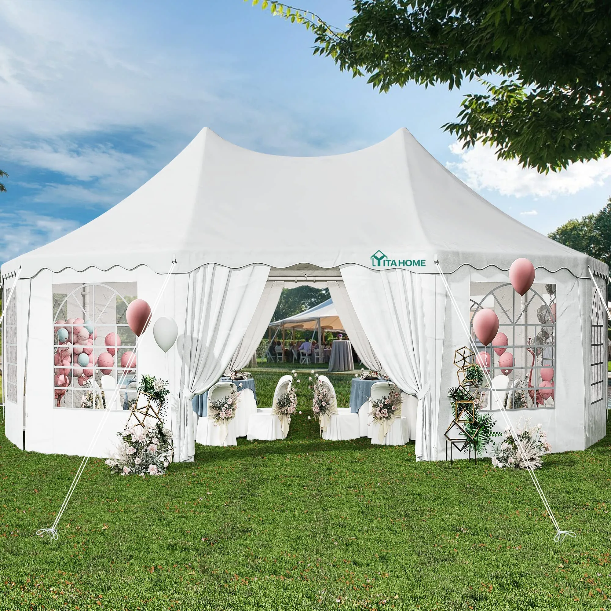 29x21FT Party Tent Canopy Event Shelter Heavy Duty