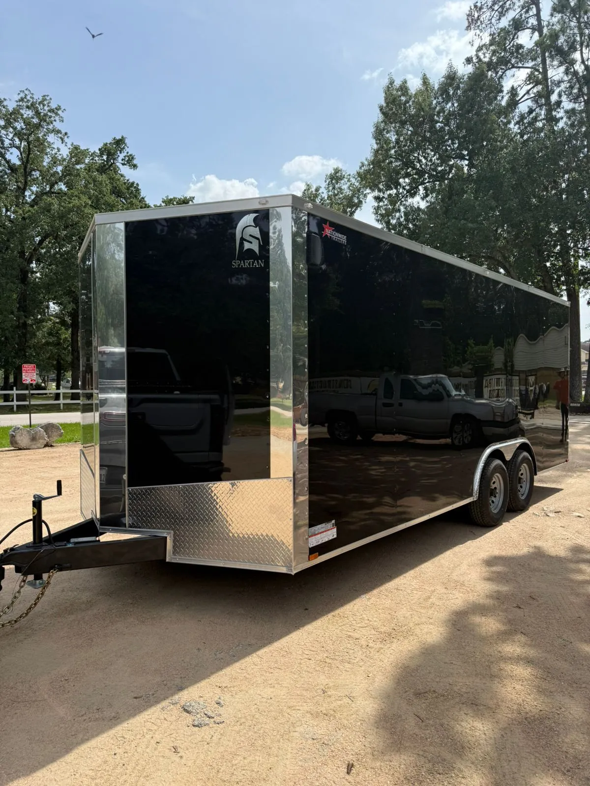 Enclosed Cargo Trailer Rental – 2025 Spartan 8.5x20 (Houston, TX)